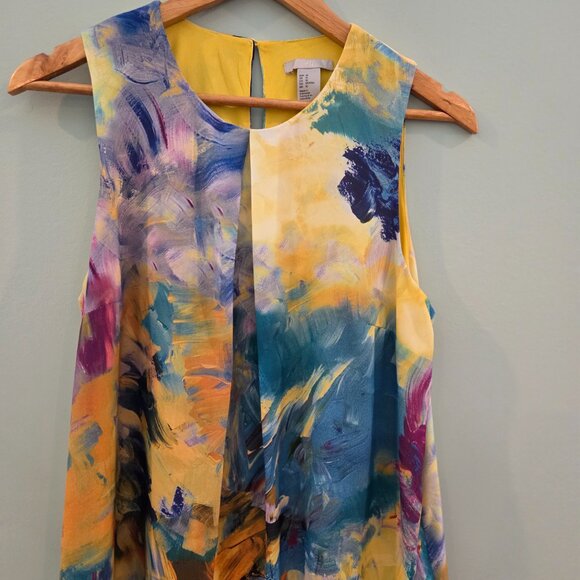 H&M Multicolor Abstract Midi Dress - Picture 3 of 10